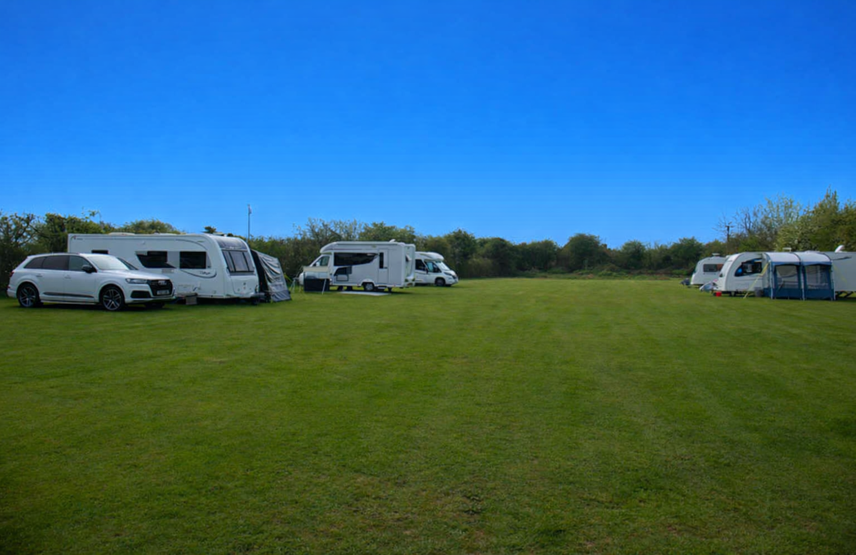 Magnolia Pitches caravan site view